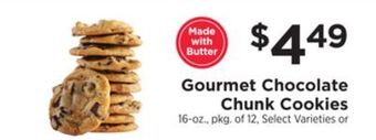 ShopRite Gourmet chocolate chunk cookies offer