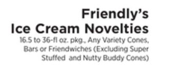 ShopRite Ice cream novelties offer