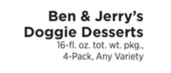 ShopRite Doggie desserts offer