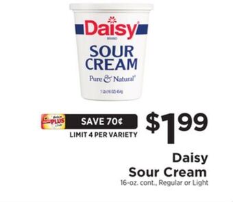 ShopRite Sour cream offer