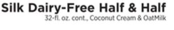 ShopRite Dairy-free half & half offer