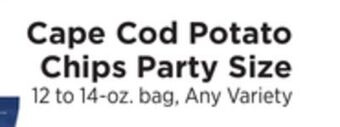 ShopRite Potato chips party size offer