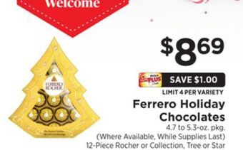 ShopRite Holiday chocolates offer