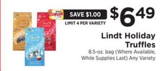 ShopRite Holiday truffles offer
