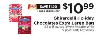ShopRite Holiday chocolates extra large bag offer