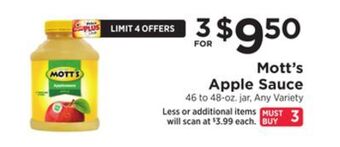 ShopRite Apple sauce offer