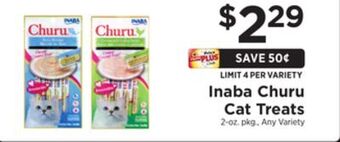 ShopRite Churu cat treats offer