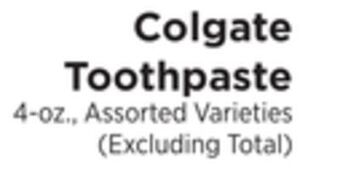 ShopRite Toothpaste offer