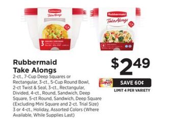 ShopRite Take alongs offer