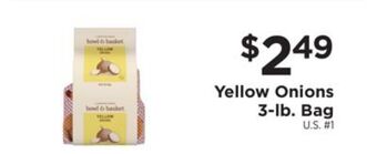 ShopRite Yellow onions 3-lb. bag offer