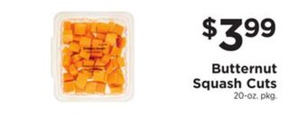 ShopRite Butternut squash cuts offer