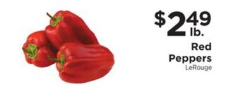 ShopRite Red peppers offer