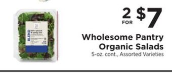 ShopRite Organic salads offer