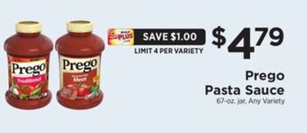 ShopRite Pasta sauce offer
