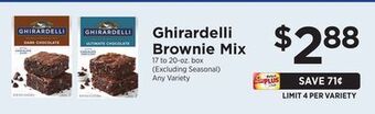 ShopRite Brownie mix offer