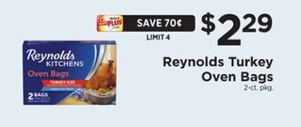 ShopRite Turkey oven bags offer