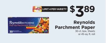 ShopRite Parchment paper offer