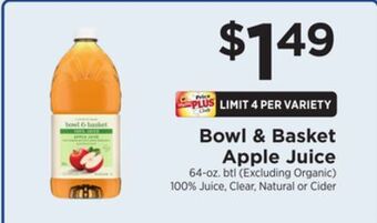 ShopRite Apple juice offer