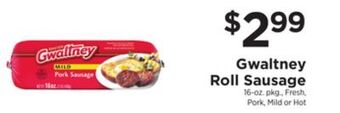 ShopRite Roll sausage offer