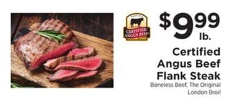 ShopRite Flank steak offer