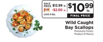 ShopRite Wild caught bay scallops offer