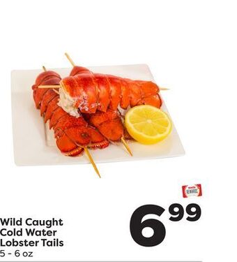 Weis Markets Wild caught cold water lobster tails offer