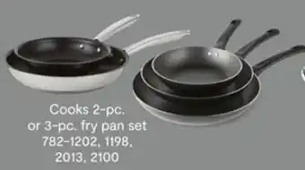 JC Penney Cooks 2-pc. or 3-pc. fry pan set offer