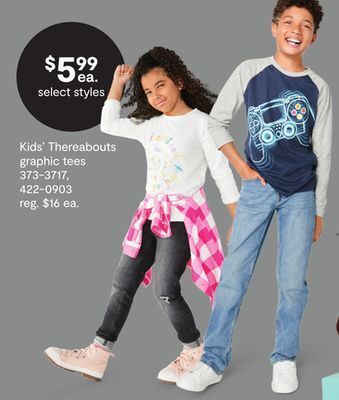 JC Penney Kids' thereabouts graphic tees offer