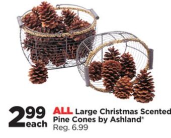 Michaels All large christmas scented pine cones by ashland® offer