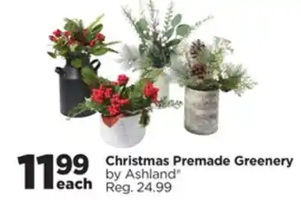 Michaels Christmas premade greenery offer