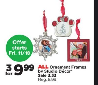 Michaels All ornament frames by studio décor® offer