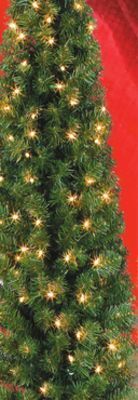 Michaels 7 ft. pre-lit pencil tree offer
