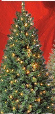 Michaels 7.5 ft. pre-lit whistler pine dual led tree offer