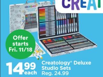 Michaels Creatology® deluxe studio sets offer