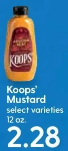 Hy-Vee Koops Mustard 12 oz offer