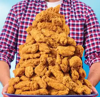 Hy-Vee 100 Piece Hand-Breaded Chicken Tenders offer