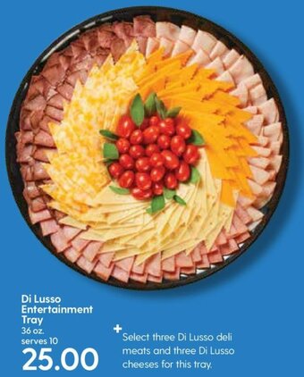 Hy-Vee Di Lusso Entertainment Tray 36 oz offer