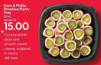 Hy-Vee Ham&Pickle Pinwheel Party Tray 28 oz offer