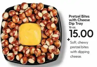 Hy-Vee Pretzel Bites With Cheese Dip Tray 16 oz offer