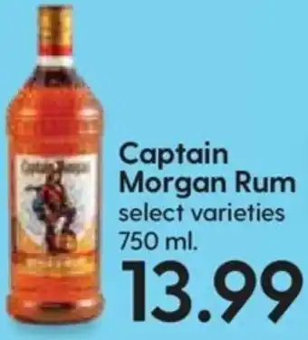 Hy-Vee Captain Morgan Rum 750 ml offer