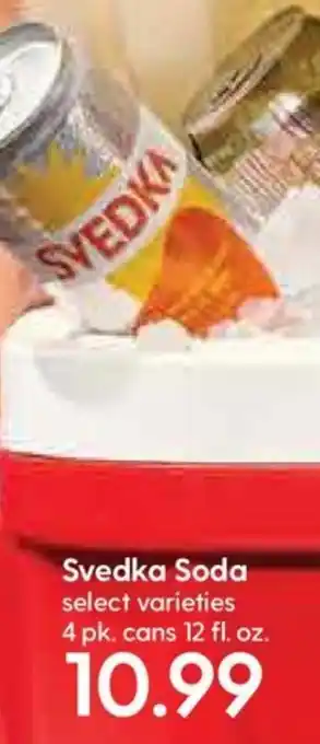 Hy-Vee Svedka Soda 12 fl. oz offer