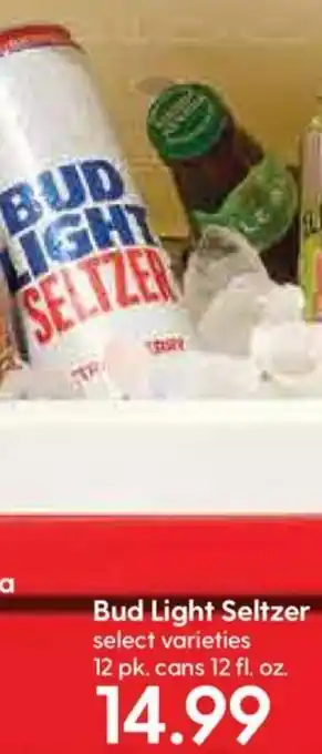 Hy-Vee Bud Light Seltzer 12 fl. oz offer