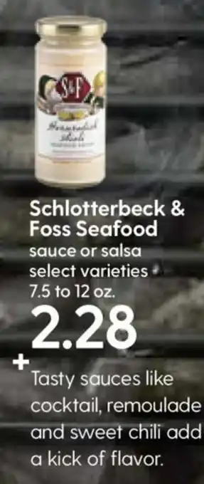 Hy-Vee Schlotterbeck & Foss Seafood 7.5-12 oz offer