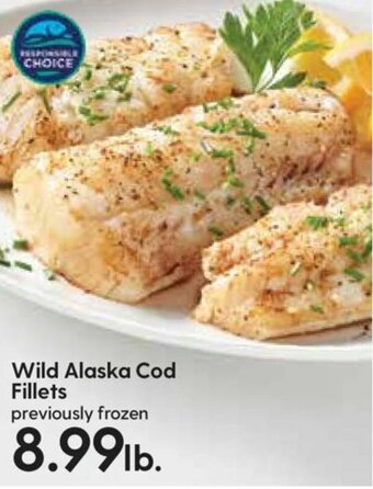 Hy-Vee Wild Alaska Cod Fillets offer