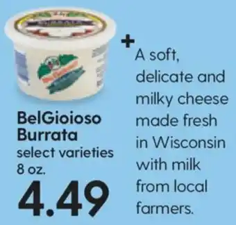 Hy-Vee BelGioioso Burrata 8 oz offer
