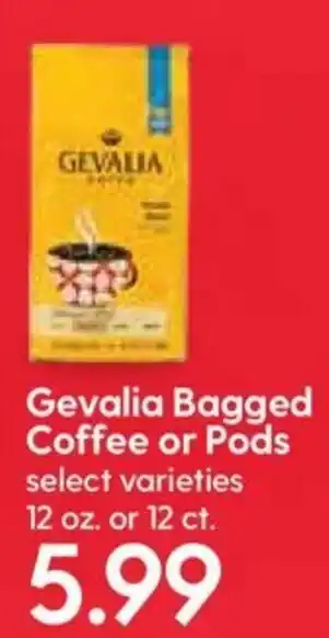 Hy-Vee Gevalia Bagged Coffee or Pods 12 oz offer