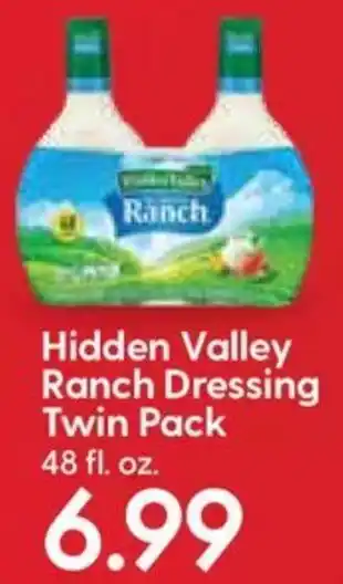 Hy-Vee Hidden Valley Ranch Dressing Twin Pack 48 fl. oz offer