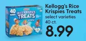 Hy-Vee Kellogg's Rice Krispies Treats 40 ct offer
