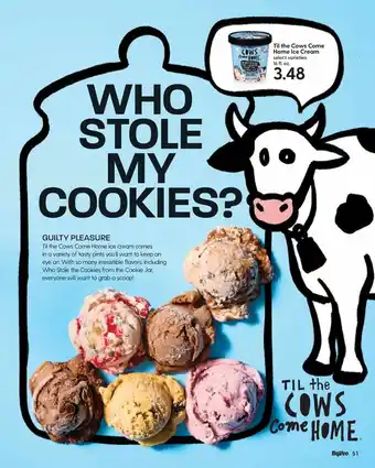 Hy-Vee Til The Cows Come Home Ice Cream 16 fl. oz. offer
