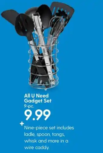 Hy-Vee All U Need Gadget Set 9 pc offer